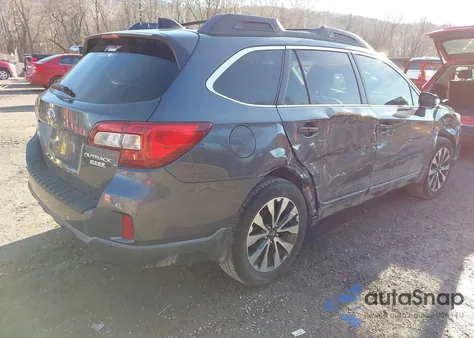 2016 Subaru Outback 2.5I Limited z USA, uszkodzony, nr VIN 4S4BSANC3G3318775